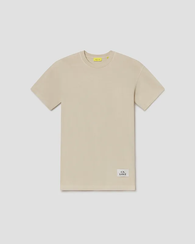 agolde-x-tupac-ca-love-t-shirt-khaki-kurzarm image 1