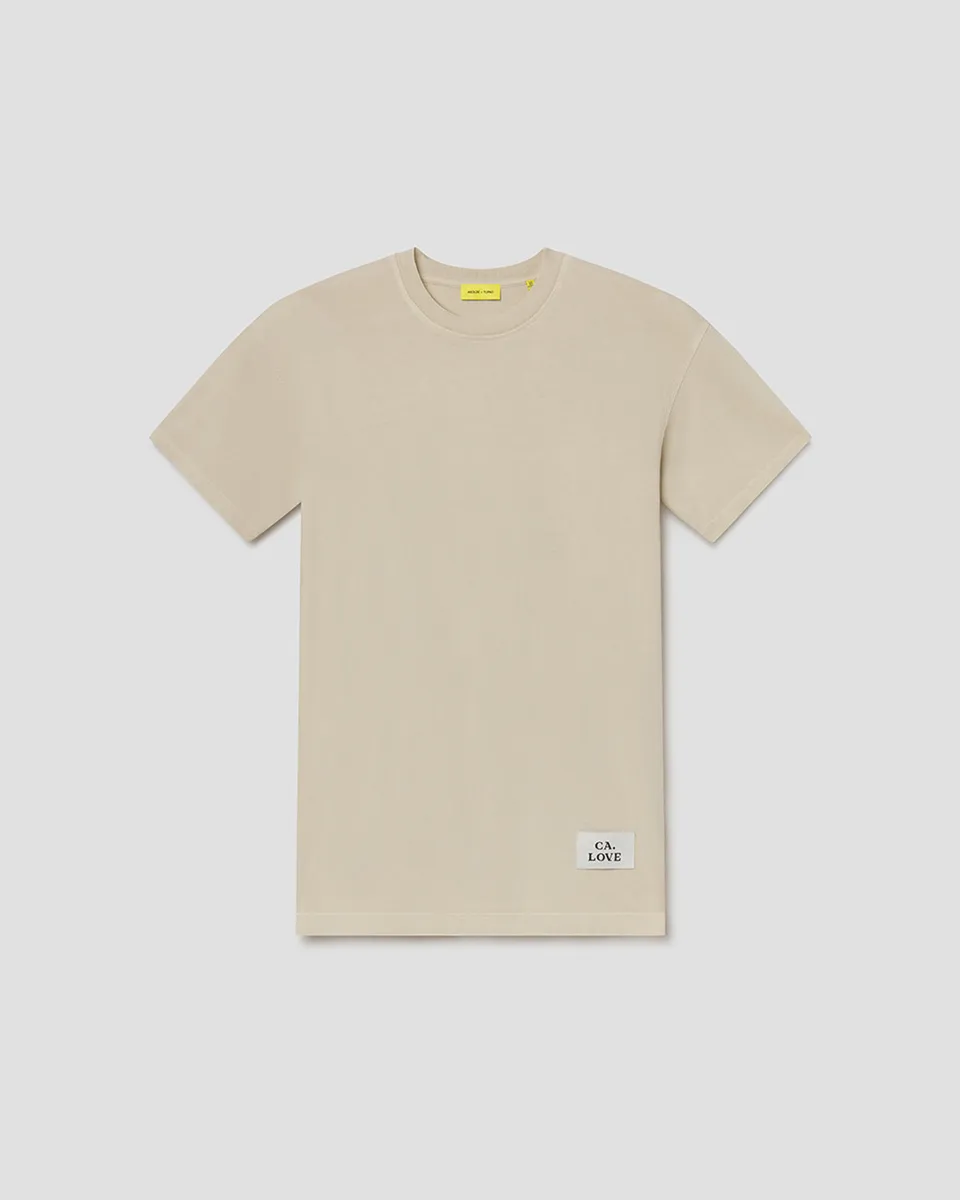 agolde-x-tupac-ca-love-t-shirt-khaki-kurzarm image 1