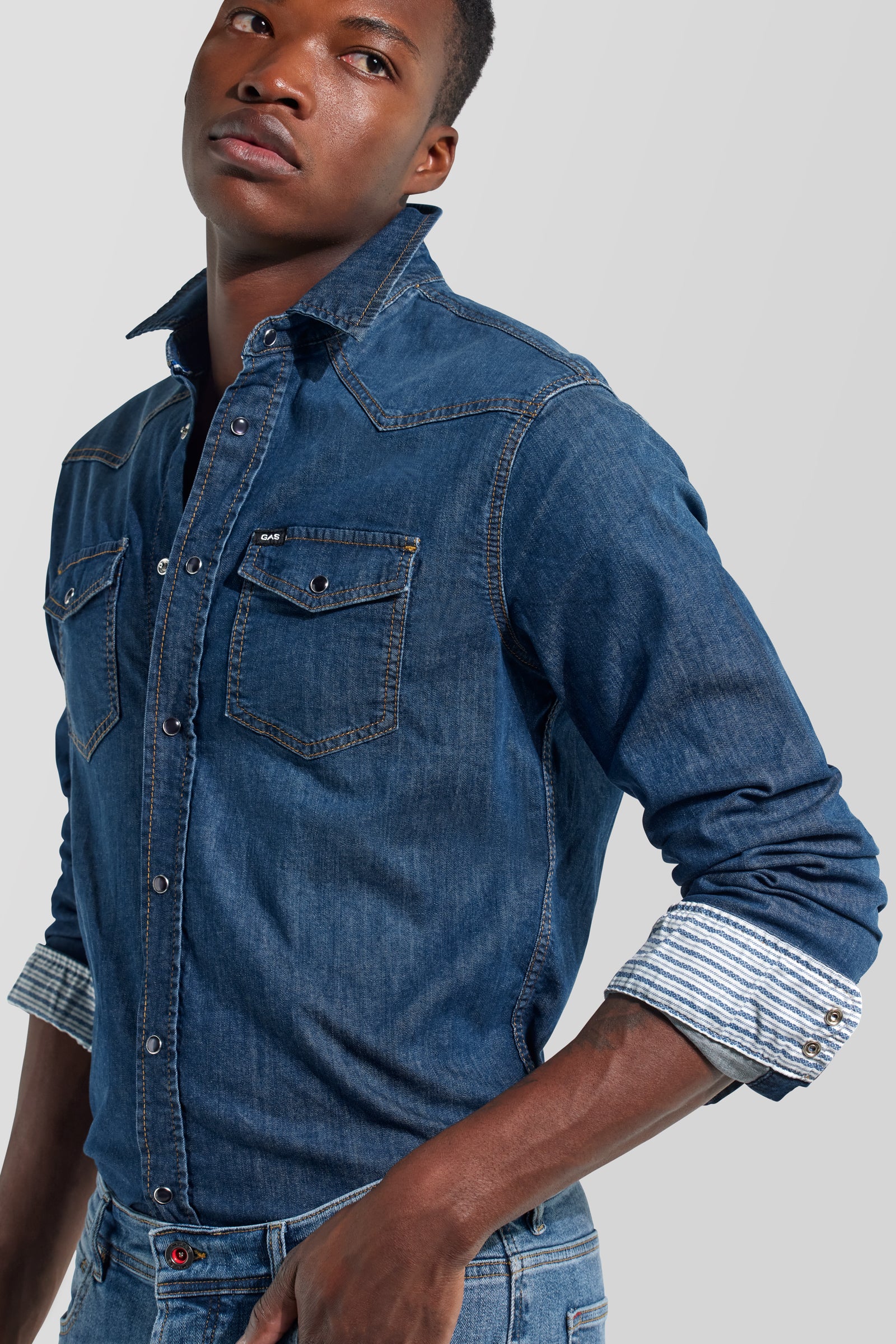 gas-kant-new-04md-herrenhemd-denim-slim-fit-indigo image 2