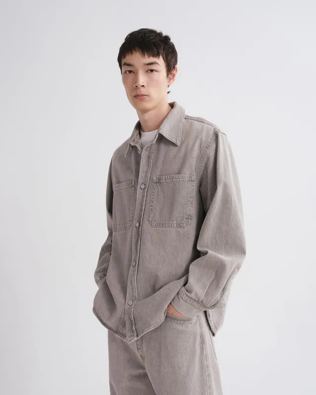 agolde-craven-shirt-jeanshemd-digital-grau-herren image 1