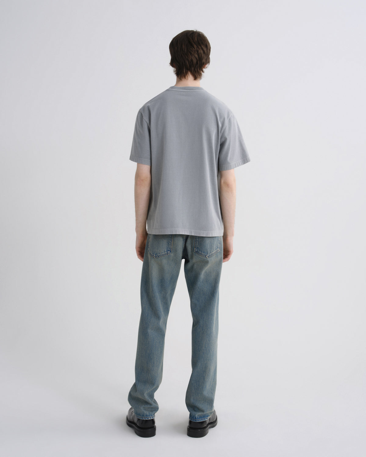 agolde-asha-mock-neck-tee-t-shirt-flint-herren image 2