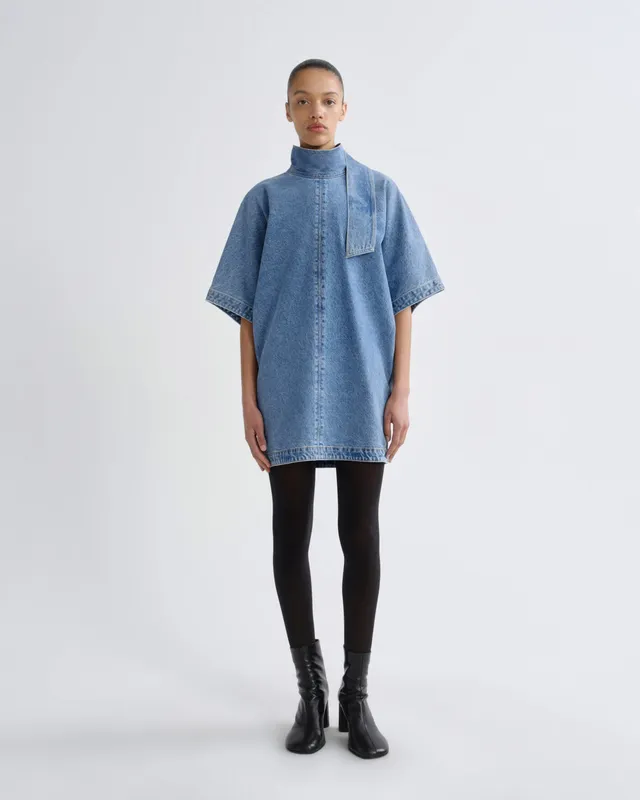 agolde-kembra-weightless-jeanskleid-magnify-indigo image 1