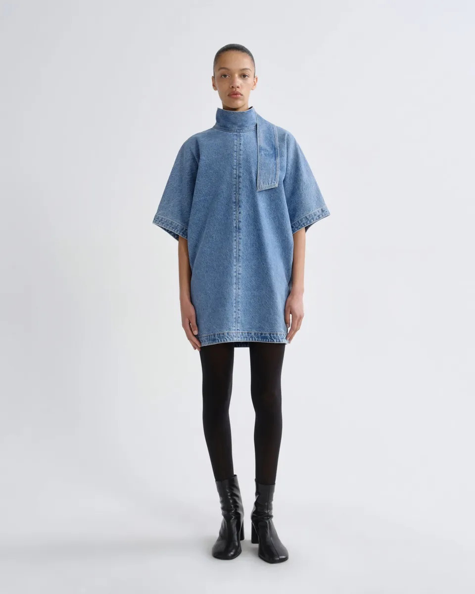 agolde-kembra-weightless-jeanskleid-magnify-indigo image 1