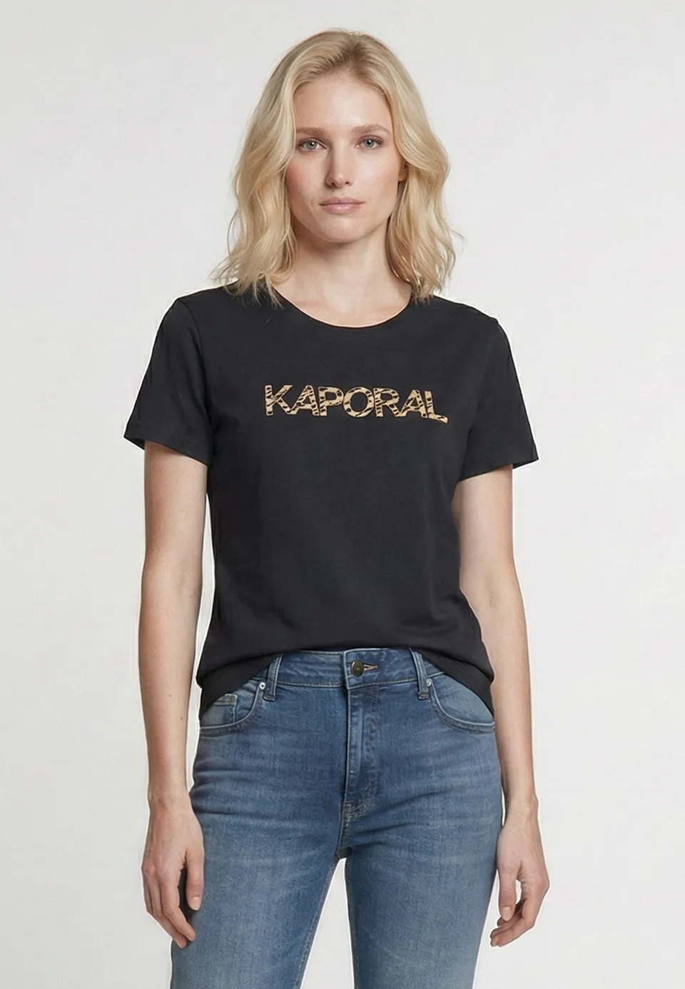 kaporal-jasic-t-shirt-damen-schwarz-slim-stretch image 1