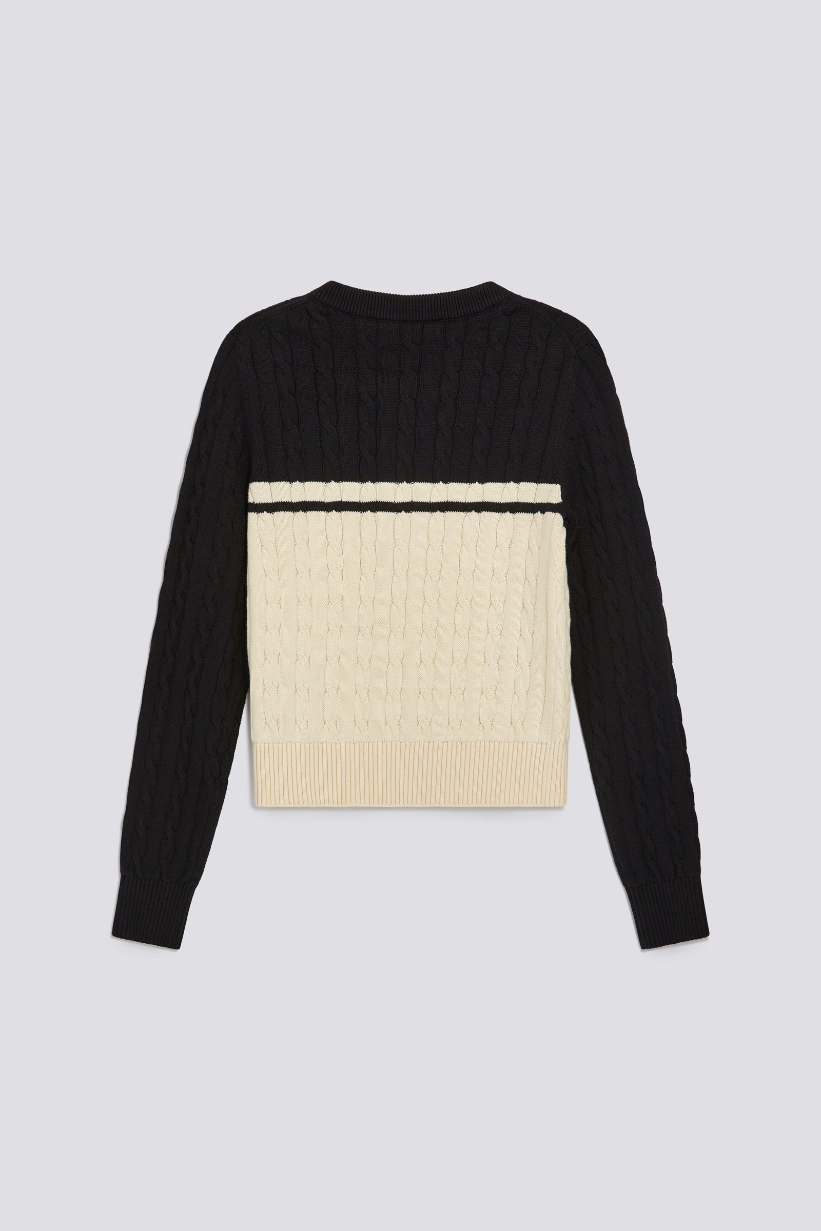 gas-cloe-open-1033-damen-pullover-zip-cable-knit image 3