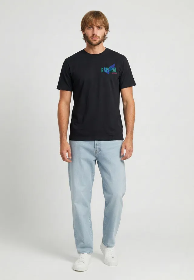 kaporal-ridur-t-shirt-herren-schwarz-regular-baumwolle image 1