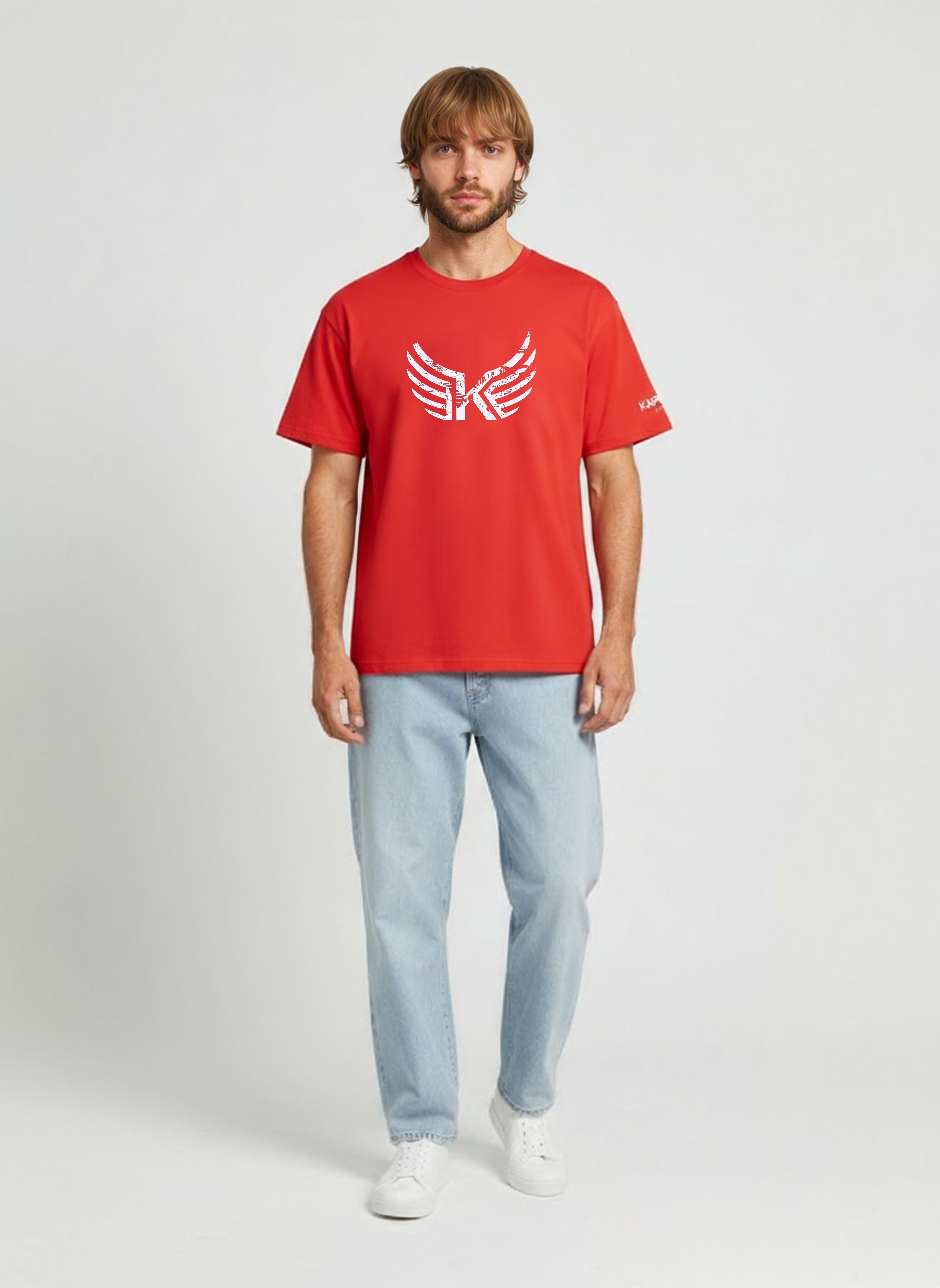 kaporal-jack-t-shirt-herren-rot-baumwolle-regular image 2