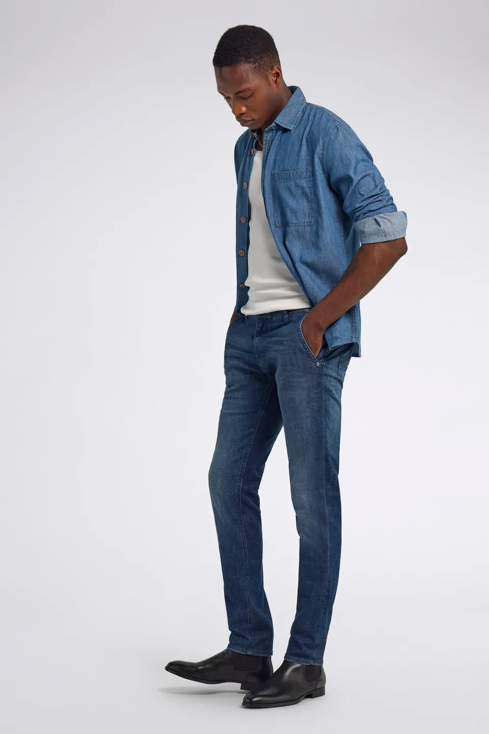 gas-alex-chino-25md-hose-herren-slim-stretch-indigo image 1