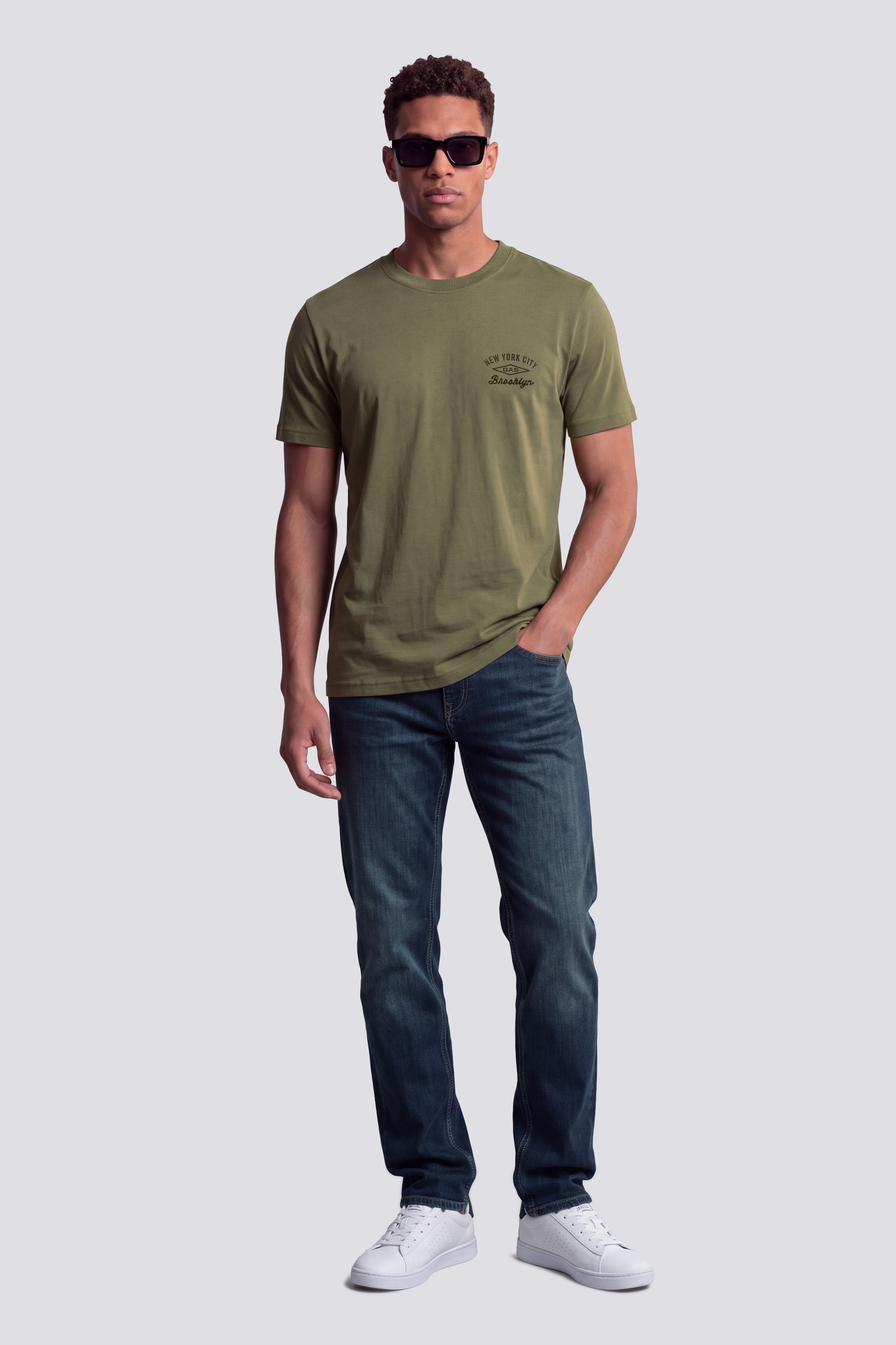 gas-dharis-m-c-new-york-3653-t-shirt-herren-baumwolle image 1