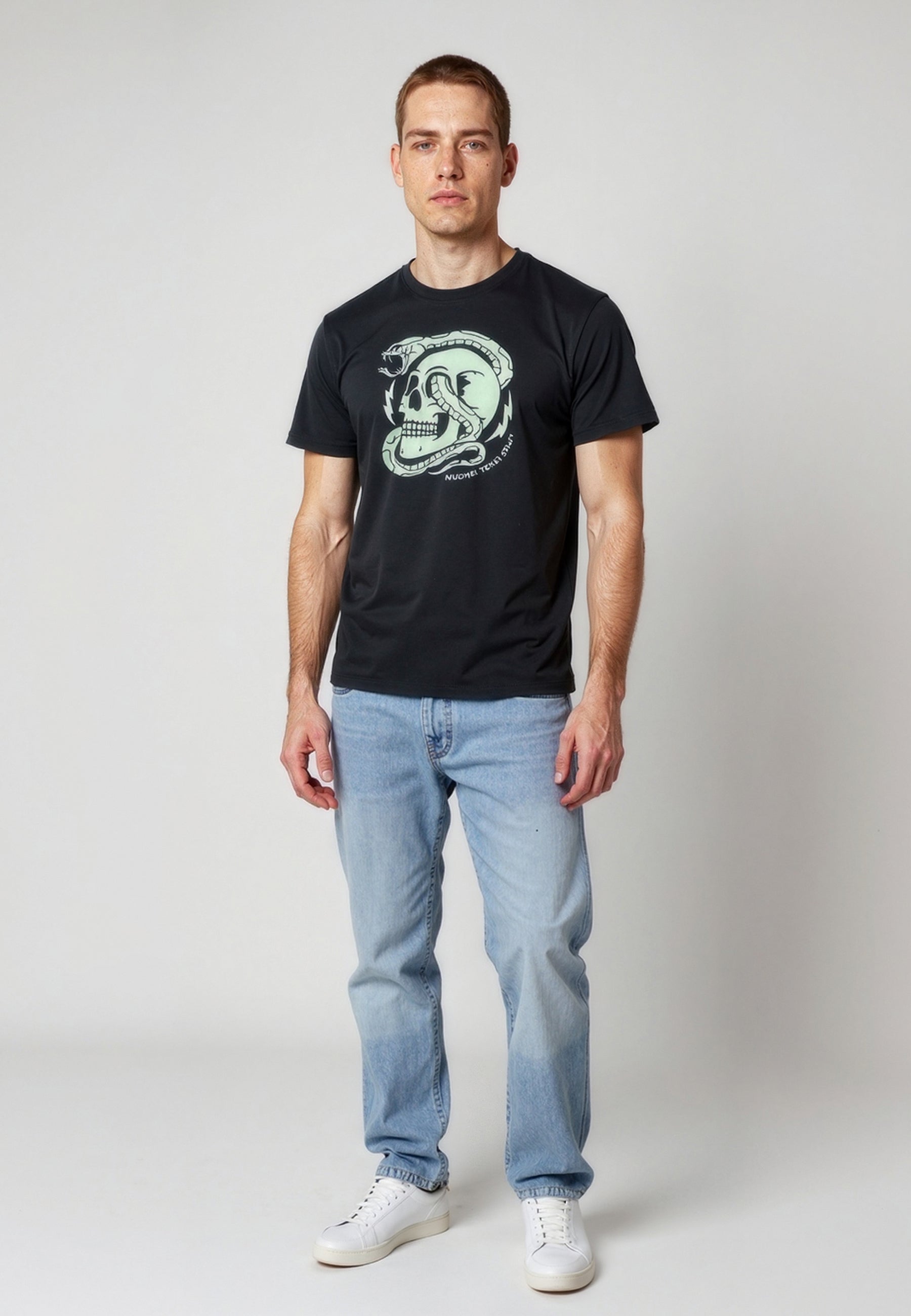 kaporal-boa-t-shirt-schwarz-herren-print-baumwolle image 2