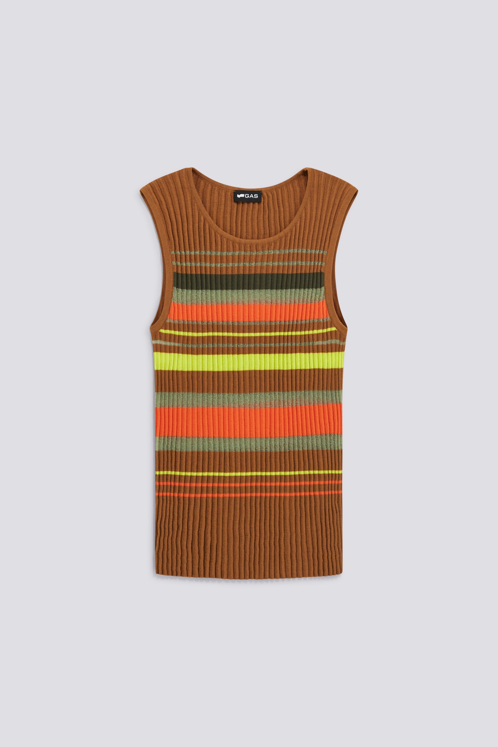 gas-amelie-top-st77-stricktop-damen-slim-fit-viskose image 2