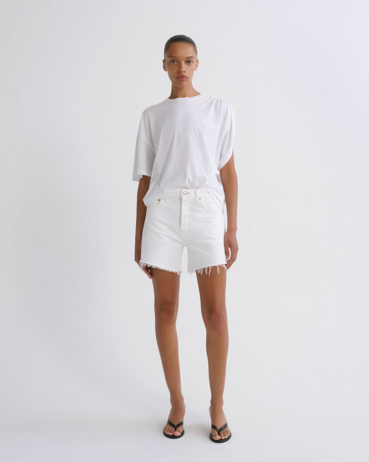 agolde-parker-long-short-denimshorts-panna-cotta-wei image 1