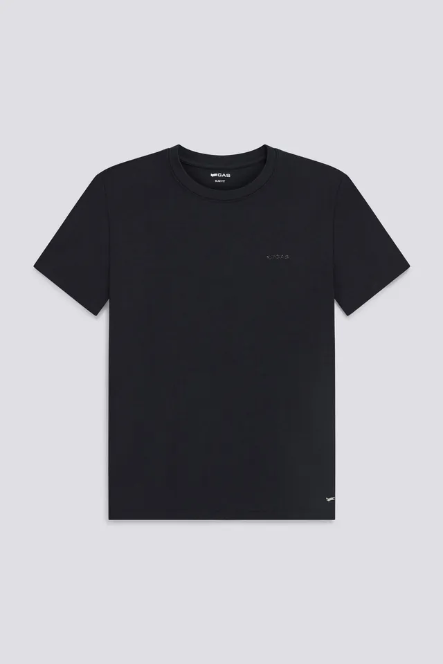 gas-hanike-t-shirt-logo-damen-slim-fit-schwarz image 1