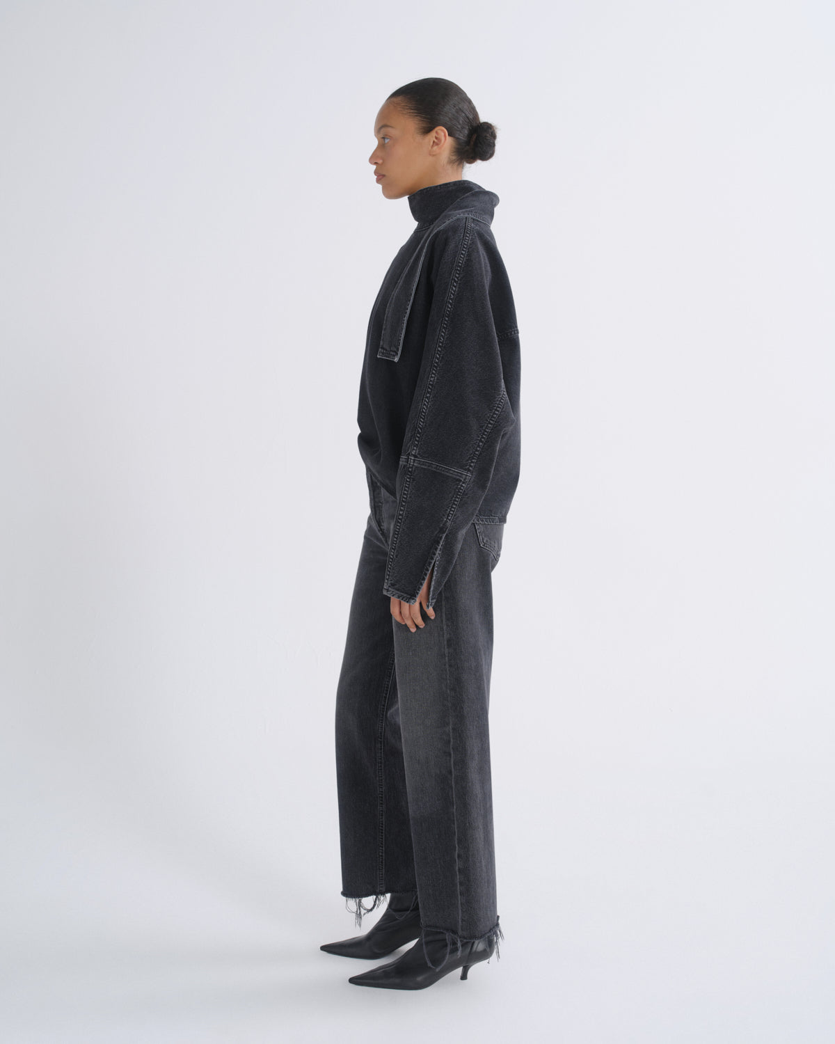 agolde-ren-weightless-jeans-wide-leg-arcane-schwarz image 3