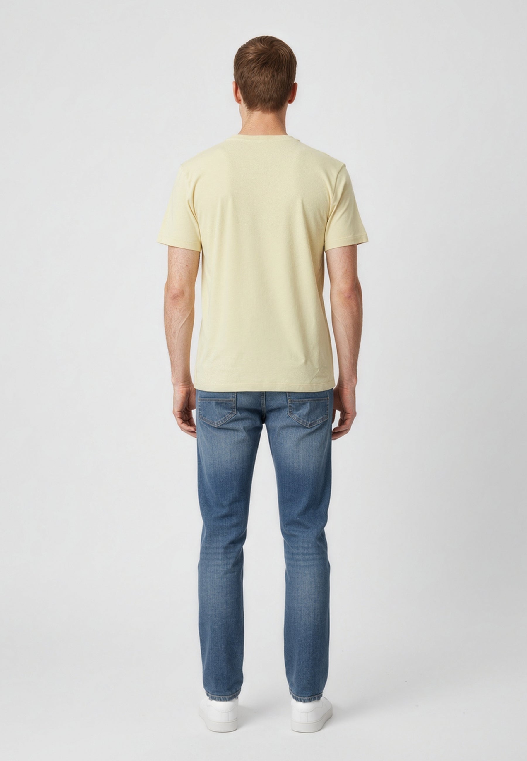 kaporal-java-t-shirt-herren-gelb-regular-baumwolle image 3