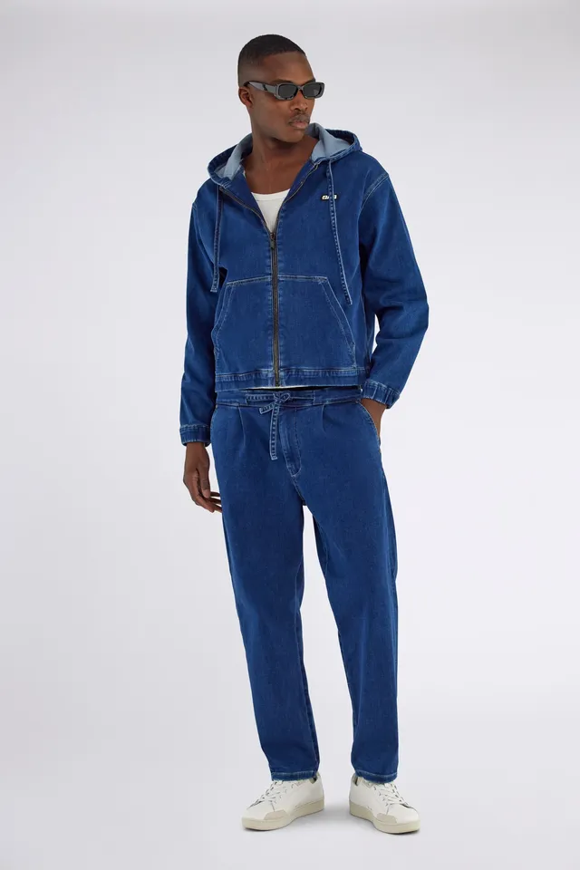 gas-roger-wk-13mm-jacke-herren-indigo-mit-kapuze image 1