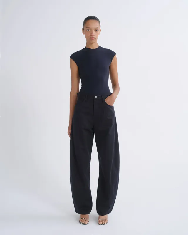 agolde-luna-trouser-obscura-navy-twill-34 image 1