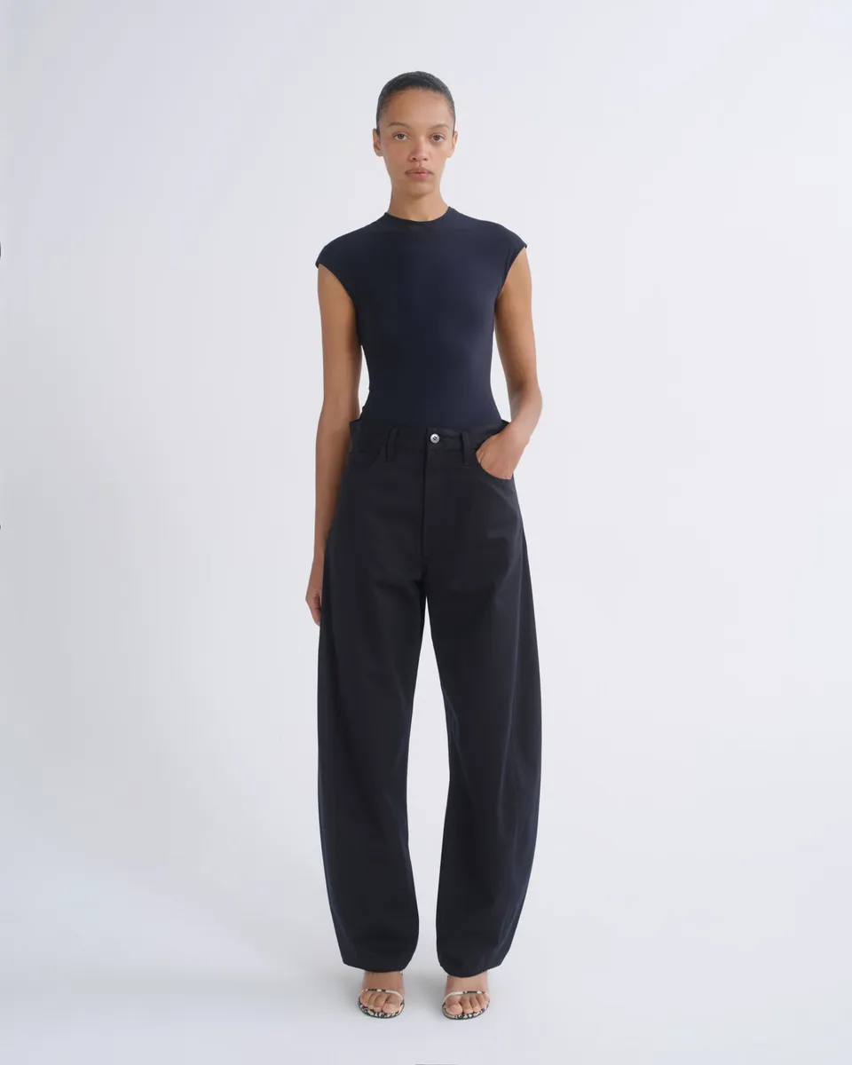 agolde-luna-trouser-obscura-navy-twill-34 image 1