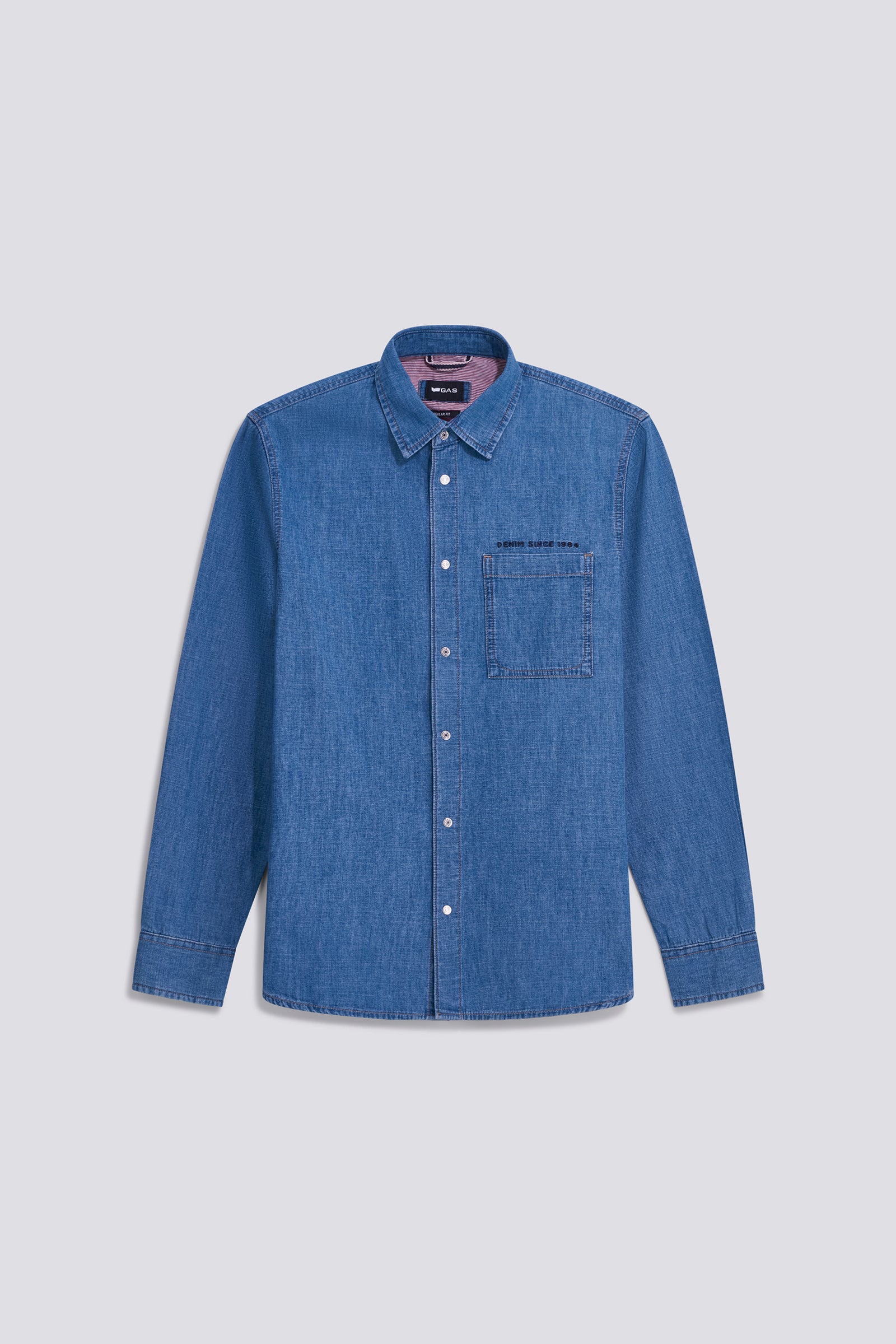 gas-gianp-shirt-73mm-herren-hemd-chambray-regular image 3