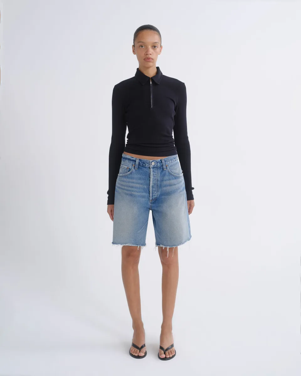 agolde-indra-short-journal-jeansshorts-rigid image 1