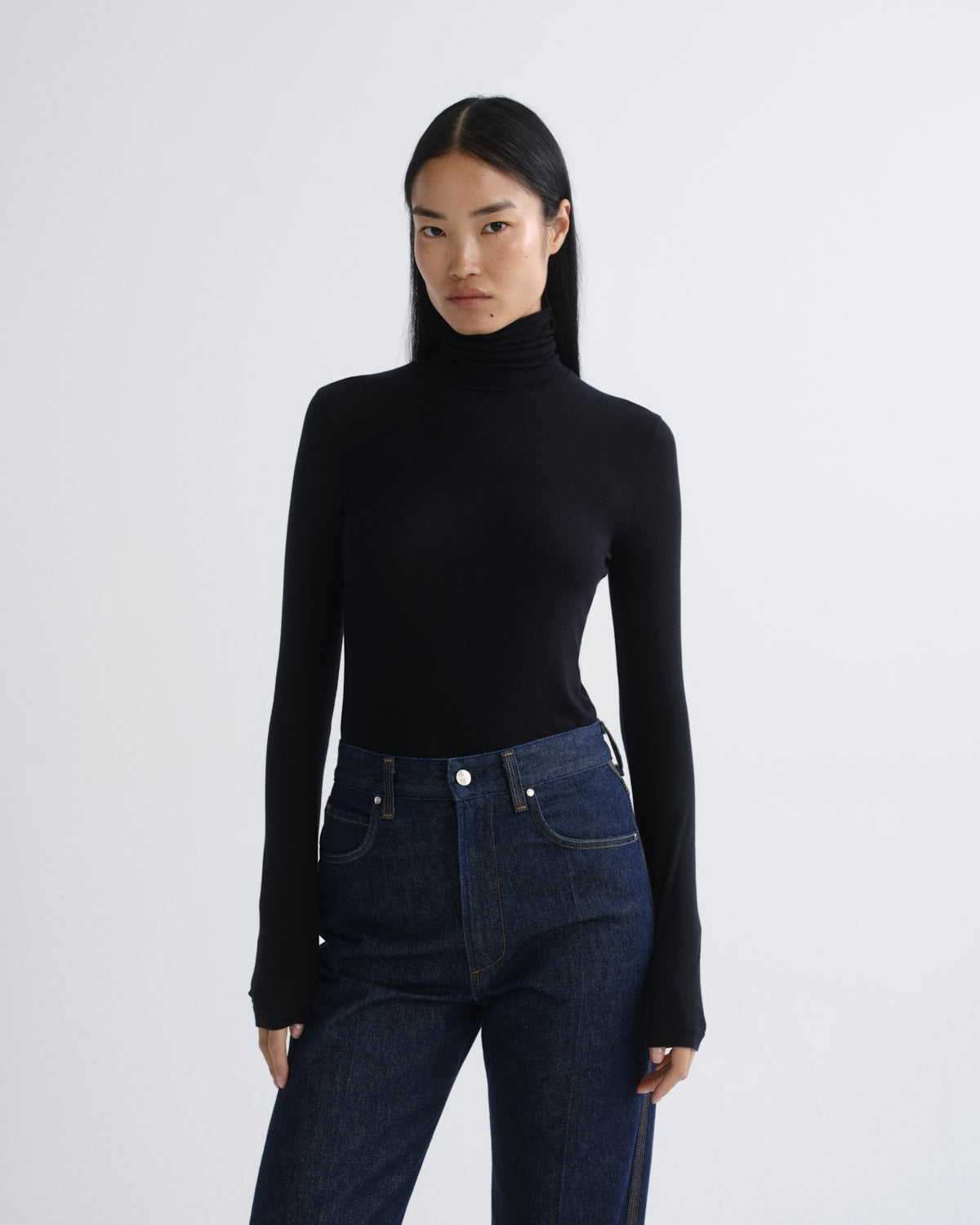 agolde-pascale-turtleneck-obscura-rollkragenpullover-damen image 1
