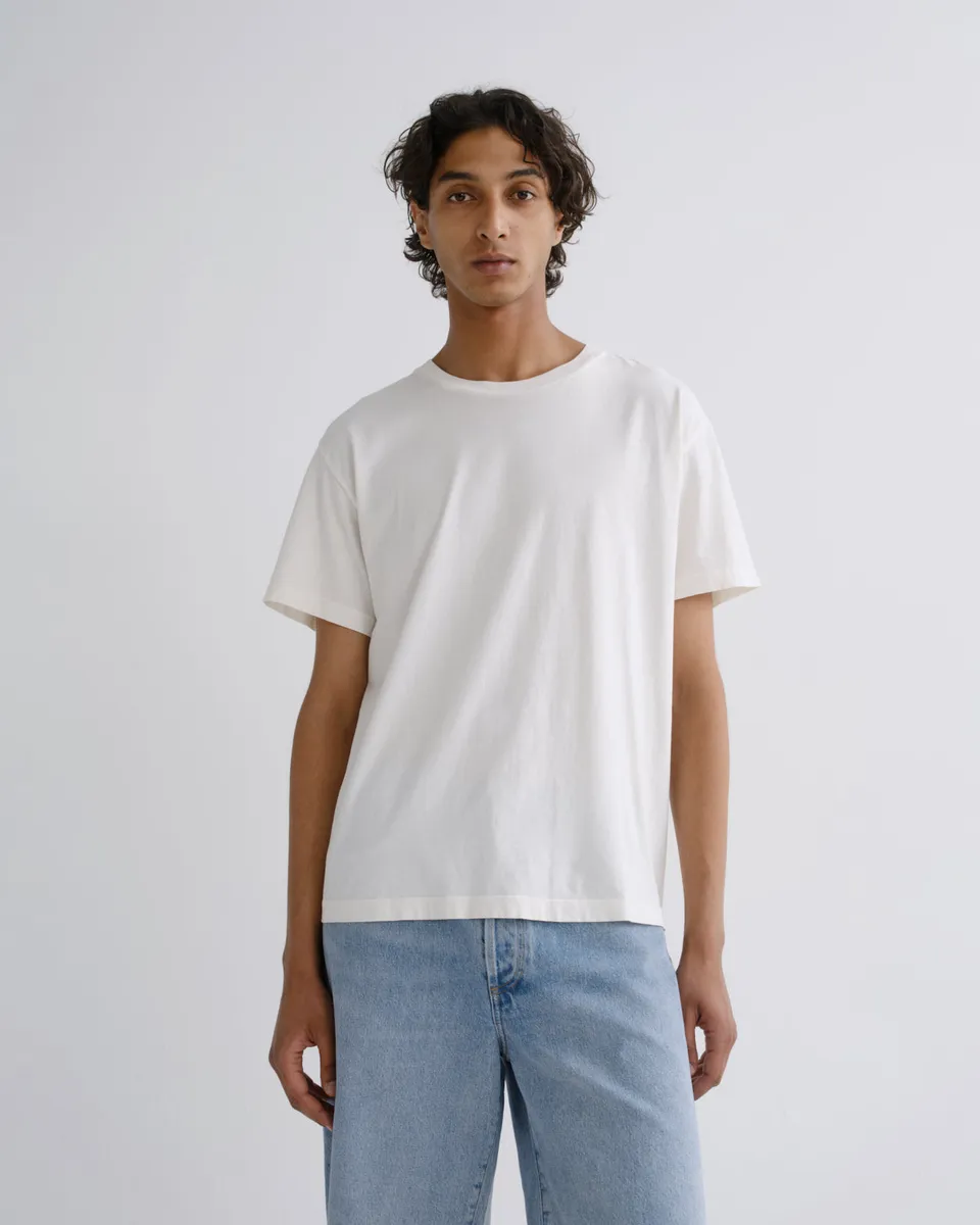 agolde-wade-t-shirt-herren-tone-offwhite-bio-baumwolle image 1