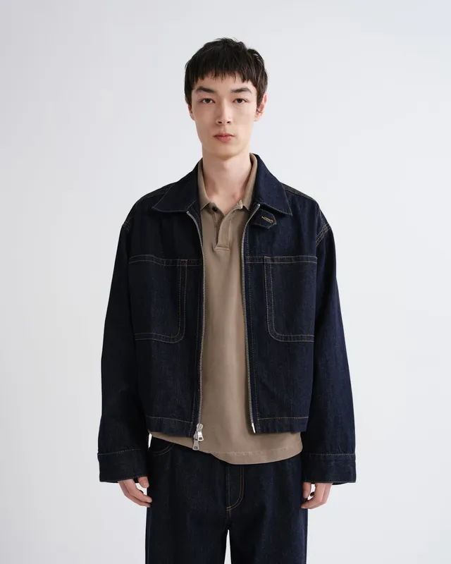 agolde-croydon-jacket-rinse-dunkelblau-denimjacke image 1