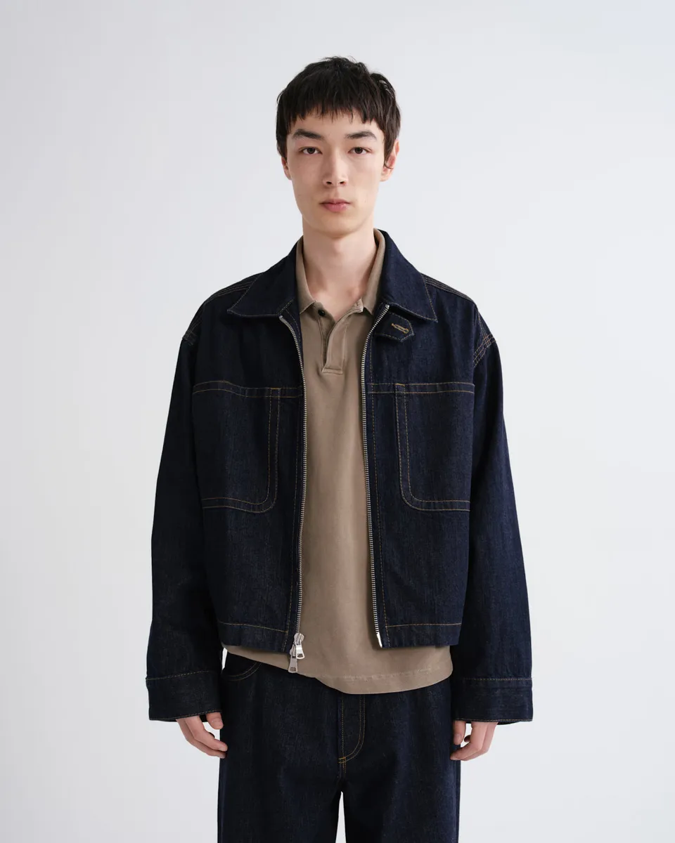 agolde-croydon-jacket-rinse-dunkelblau-denimjacke image 1