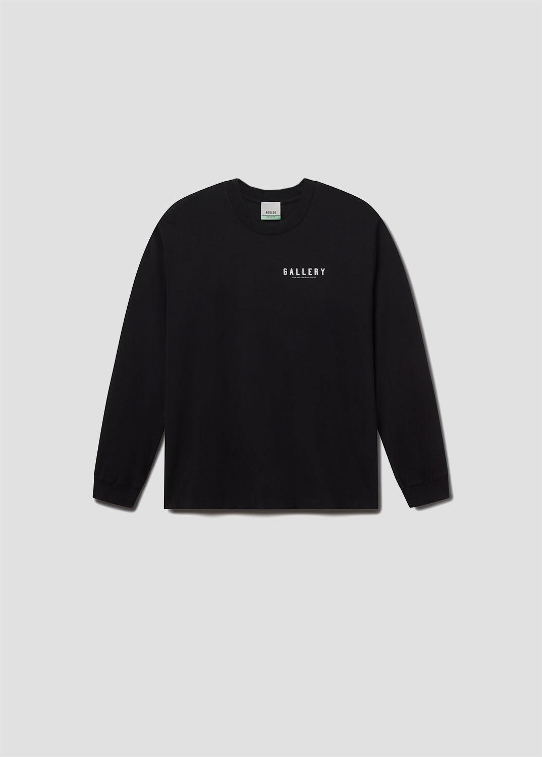 agolde-rsvp-gallery-l-s-tee-langarmshirt-schwarz-wei image 2