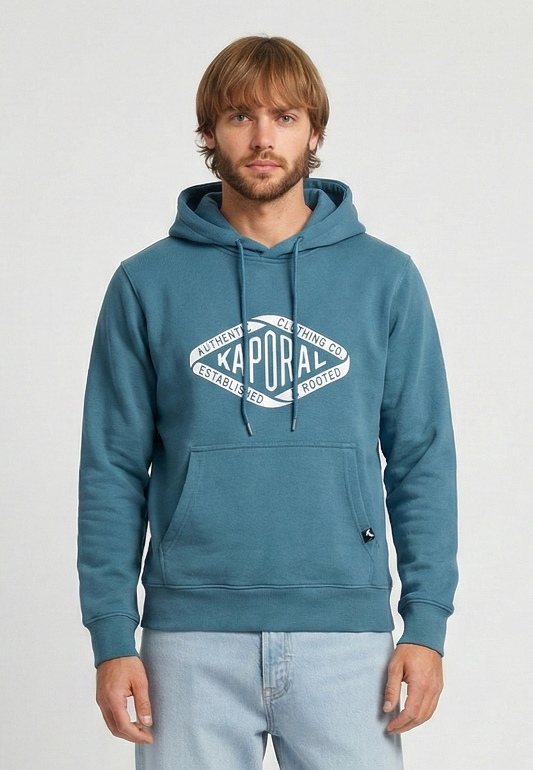 kaporal-benni-hoodie-herren-hellblau-baumwolle-regular image 1