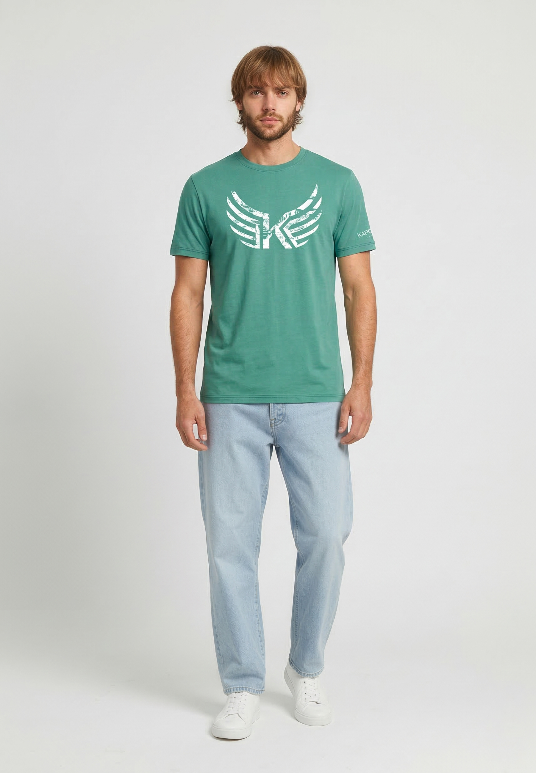 kaporal-jack-t-shirt-herren-mint-regular-baumwolle image 1