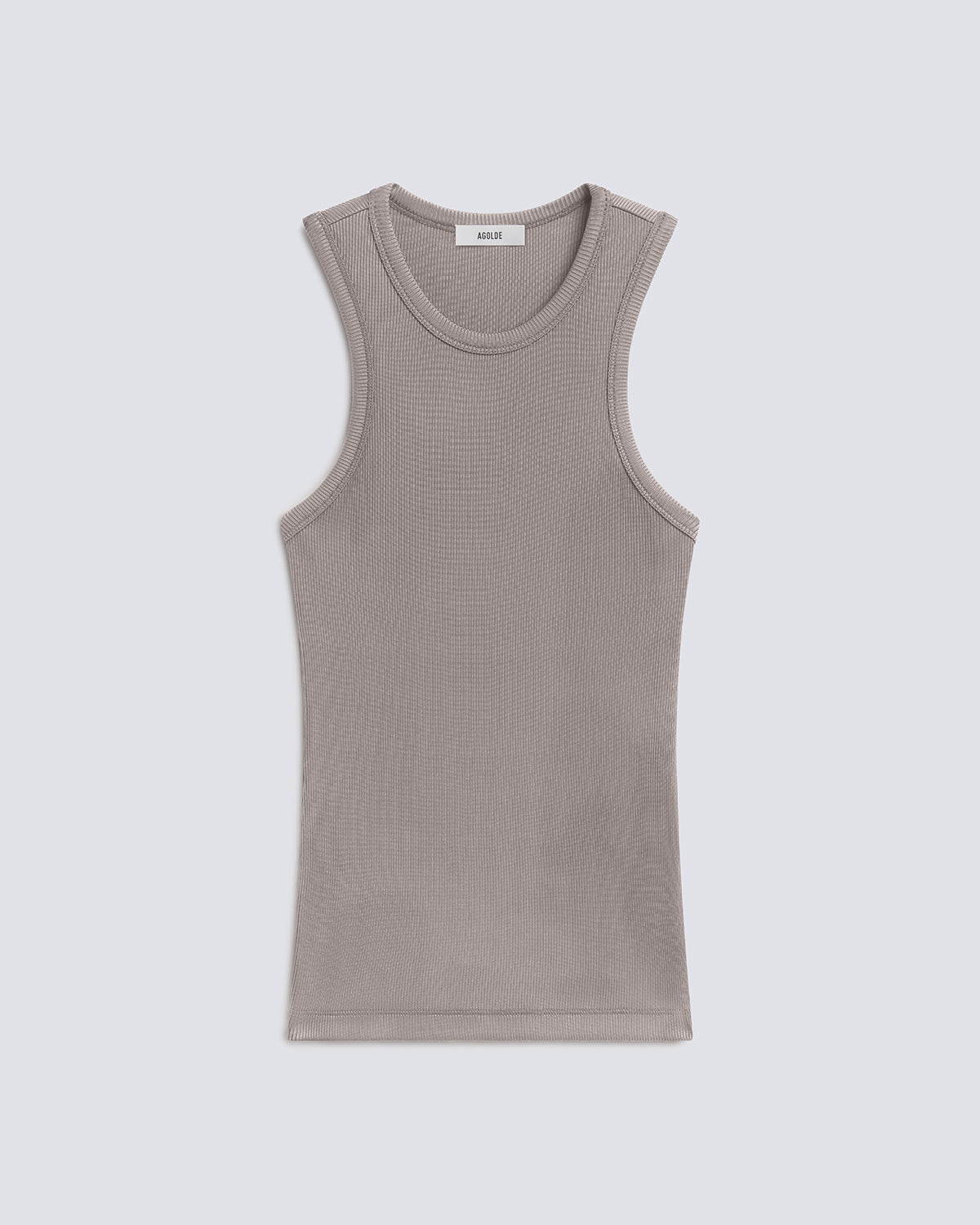 agolde-andre-racer-tank-top-taupe-beige-ripp-damen image 6