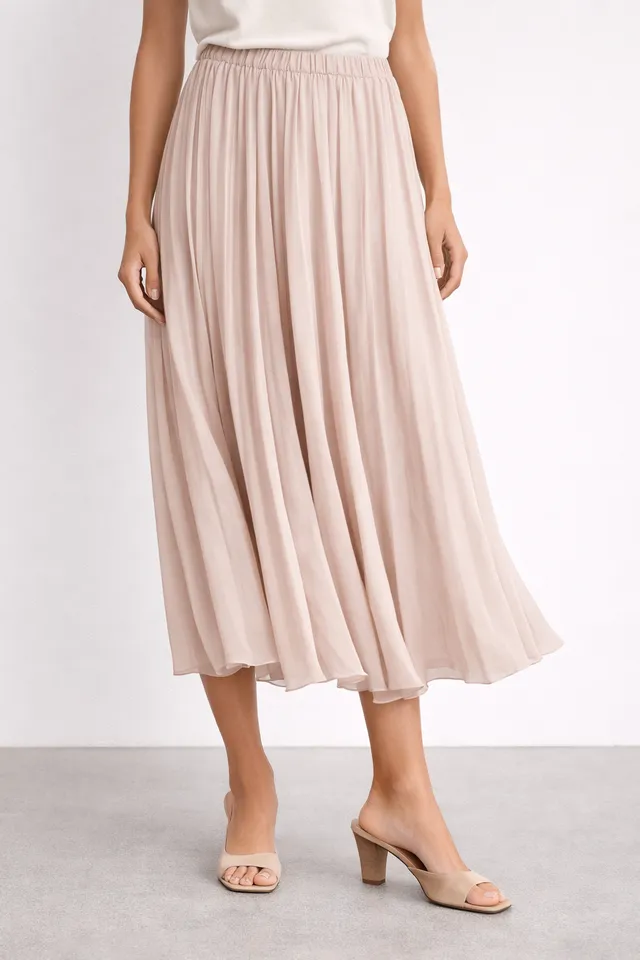 goldenim-paris-femme-jupe-plisee-damen-plisseerock image 1