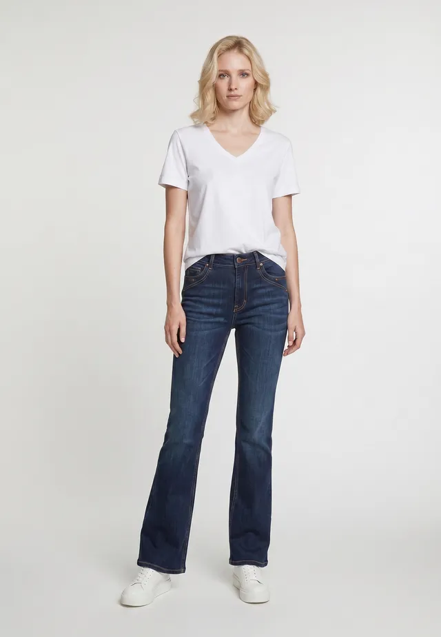 kaporal-kerala-jeans-bootcut-dunkelblau-baumwolle-damen image 1