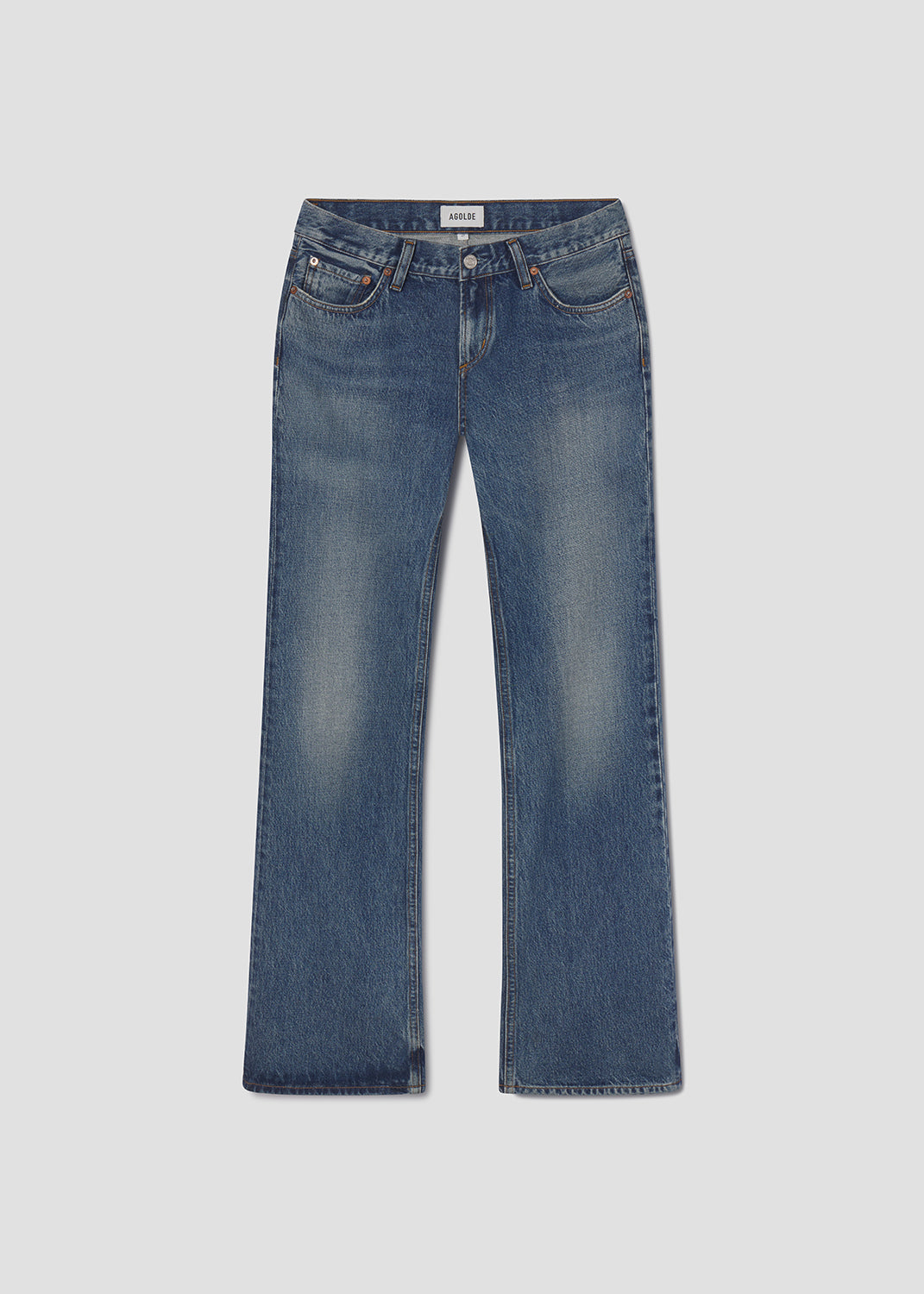 agolde-low-rise-boot-margin-bootcut-jeans-damen-dunkelblau image 5