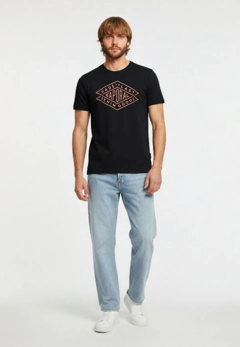 kaporal-toky-t-shirt-schwarz-herren-regular image 1