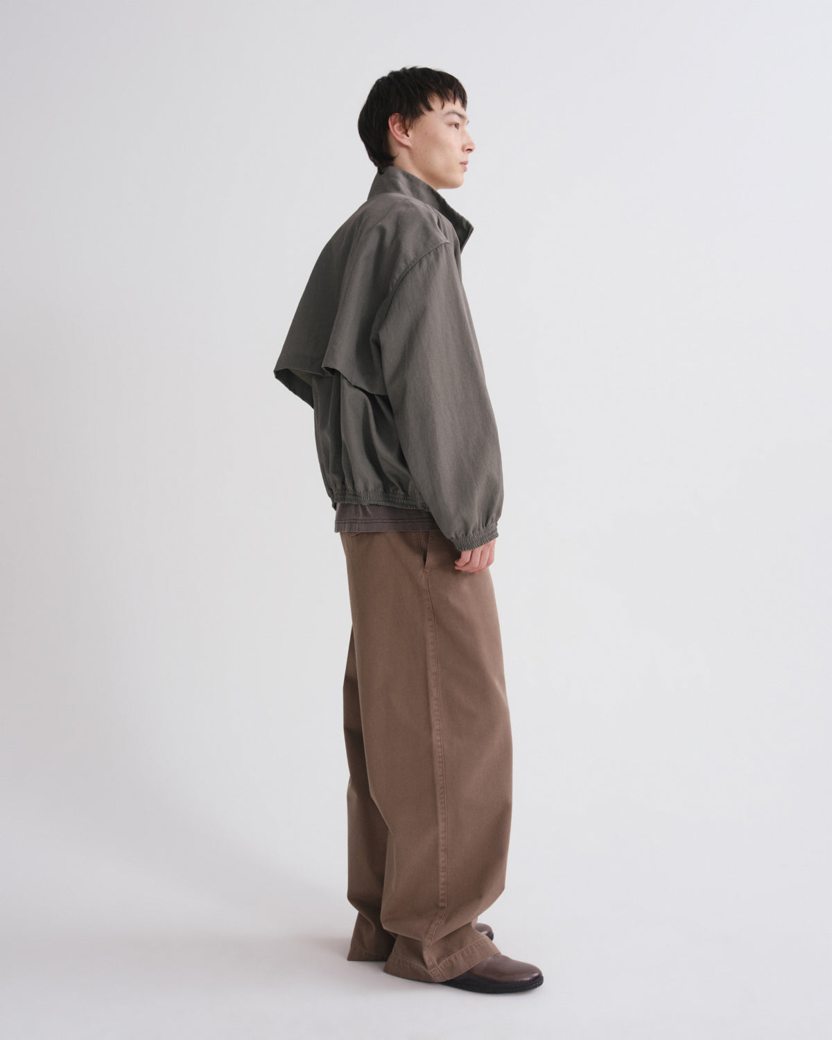 agolde-marshall-windbreaker-jacke-millstone-grau image 4