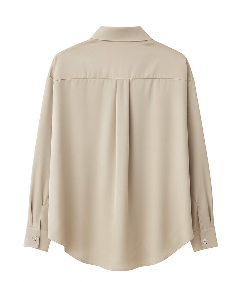 goldenim-paris-femme-chemise-satin-bluse-satin-damen image 2