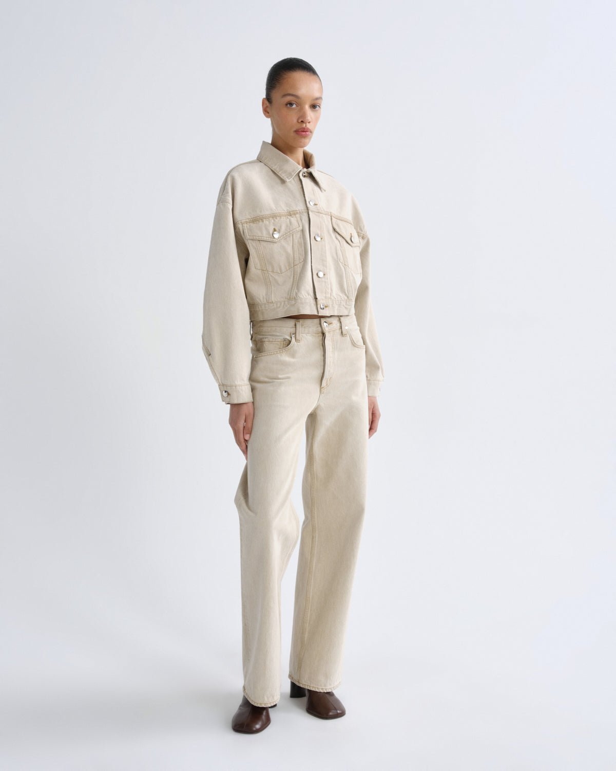 agolde-arc-jean-32-jeans-arena-damen-sand-mid-rise image 1