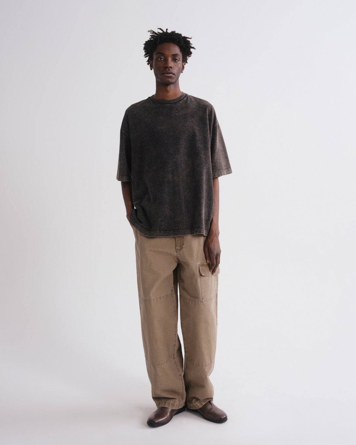 agolde-portman-kinetic-t-shirt-charcoal-baumwolle image 3
