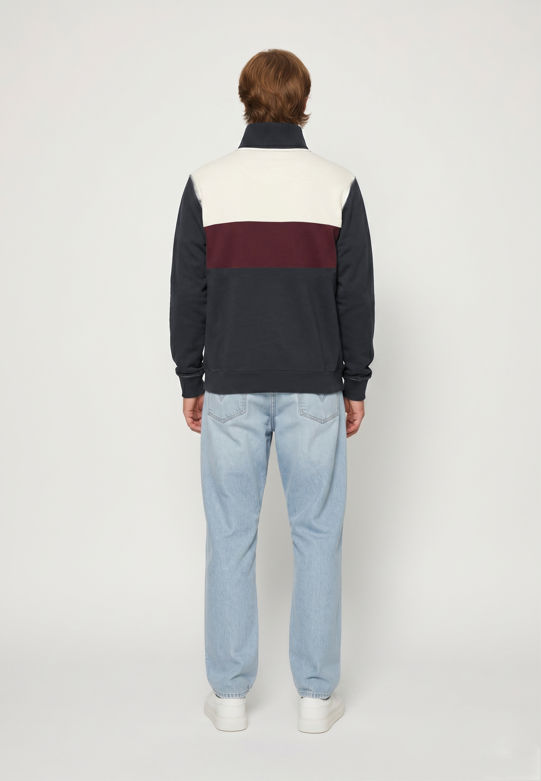 kaporal-kuchan-sweatshirt-herren-marineblau-casual-print image 3