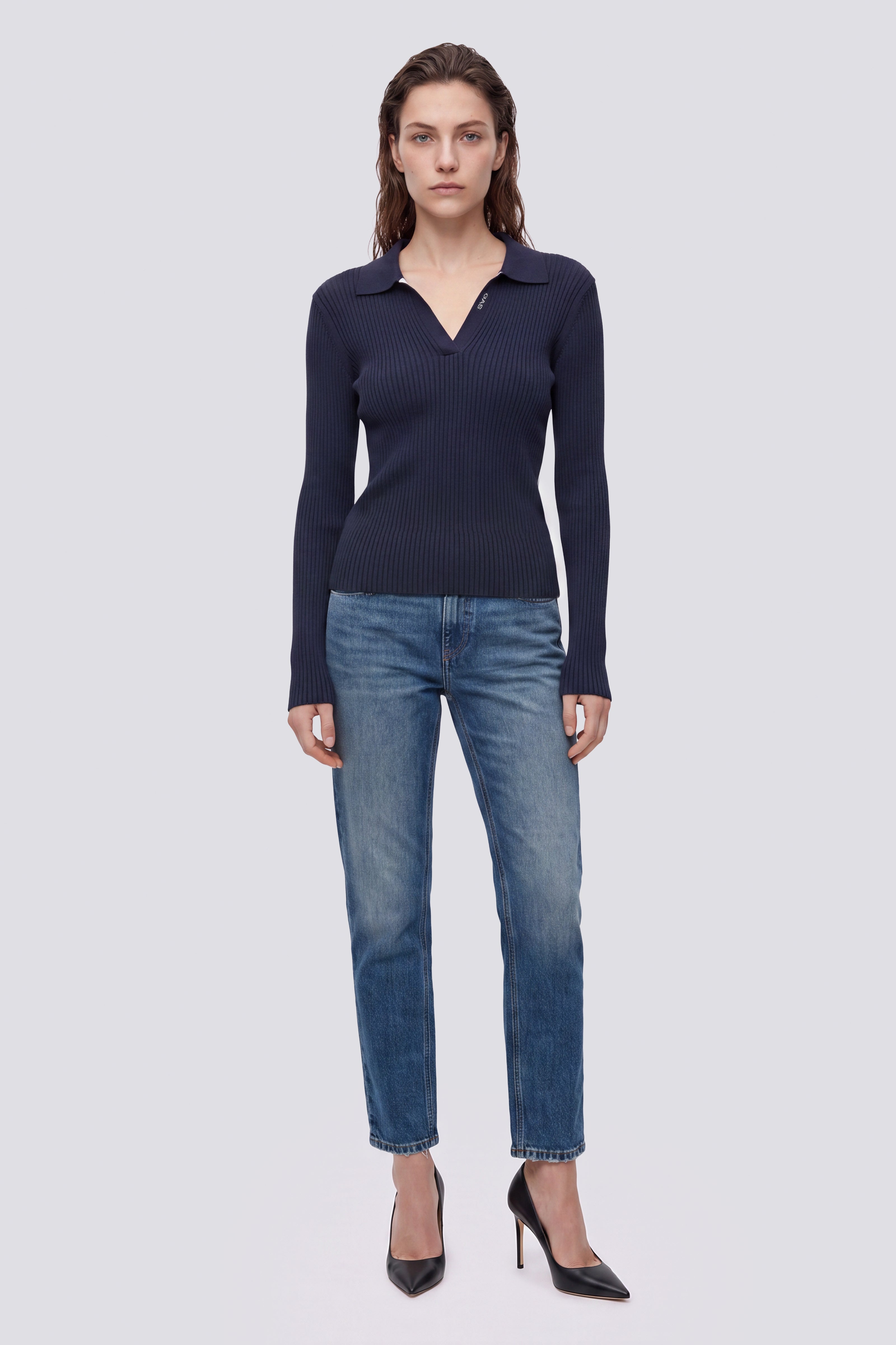 gas-emily-4706-damen-polo-slim-fit-viskose image 1