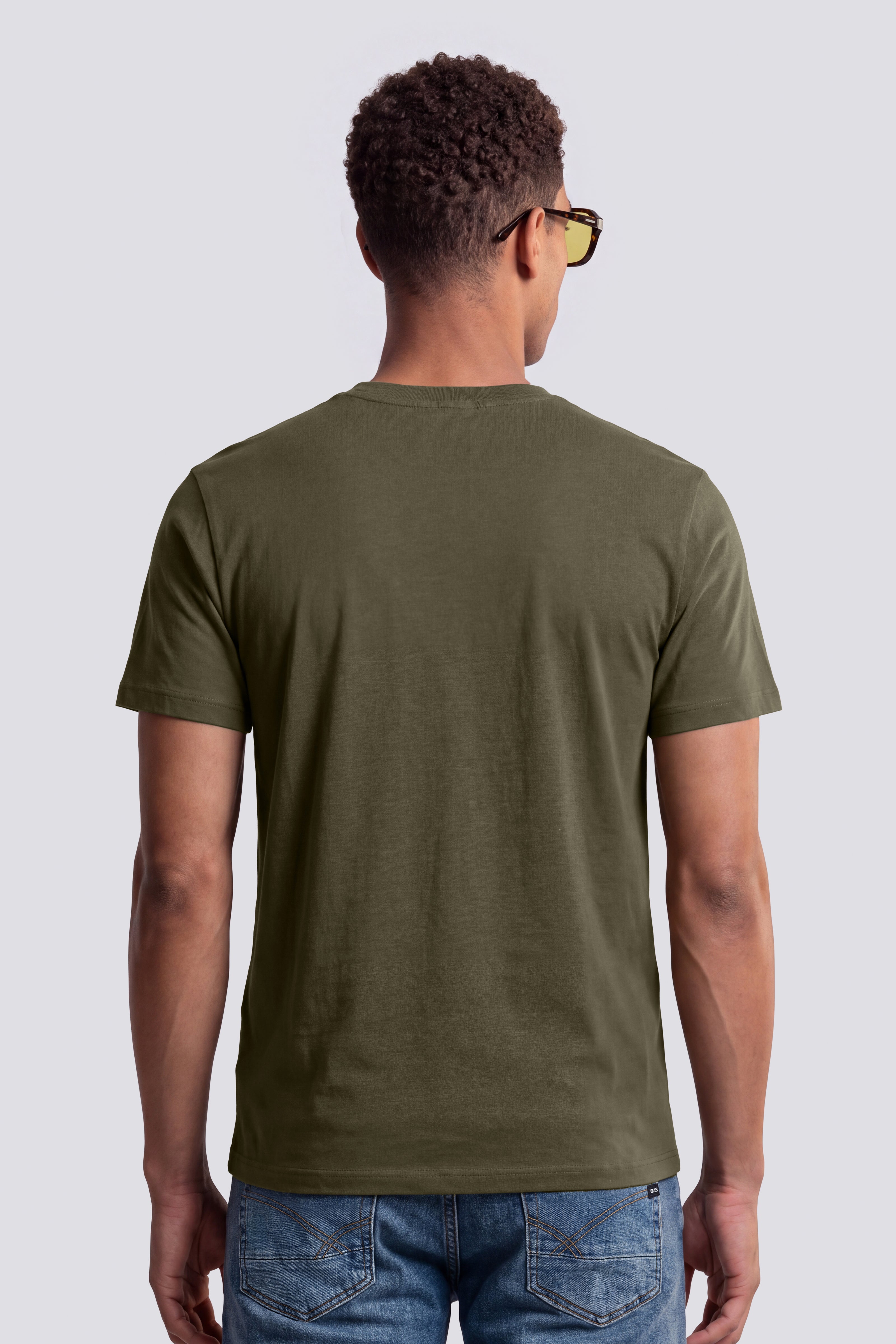 gas-dharis-logo-g-3653-t-shirt-herren-baumwolle-regular-fit image 3