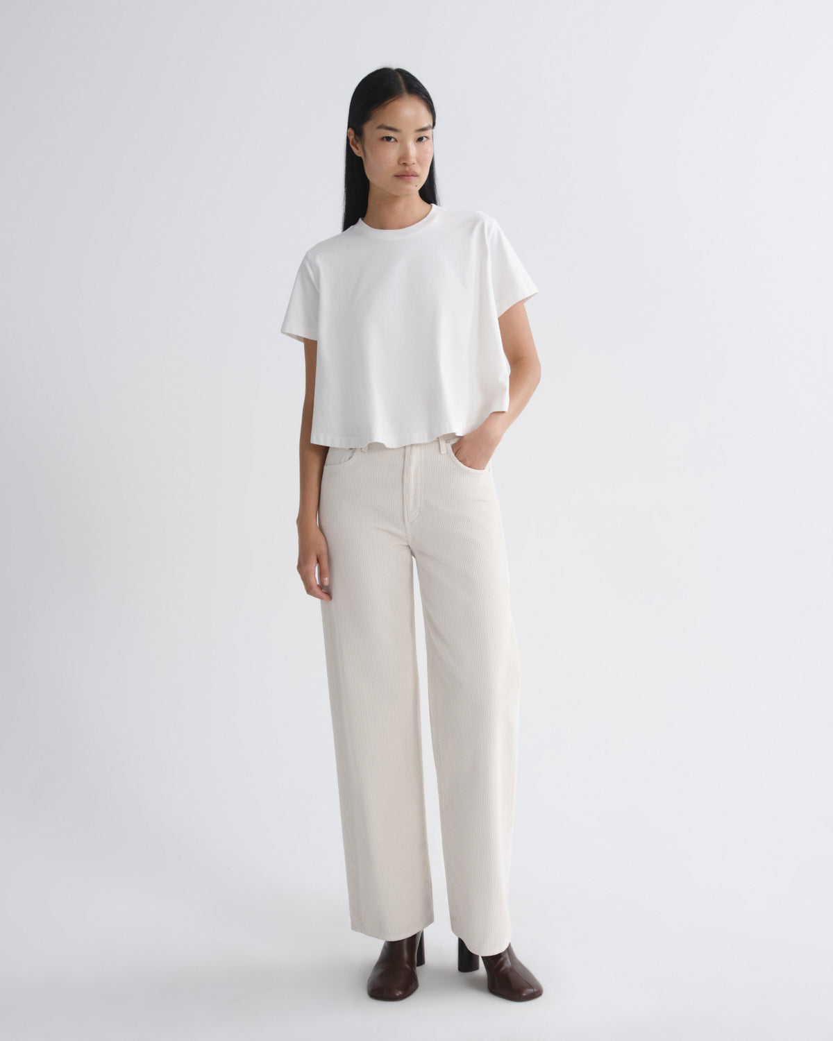 agolde-ren-jean-32-cordhose-bone-wide-leg-damen image 1