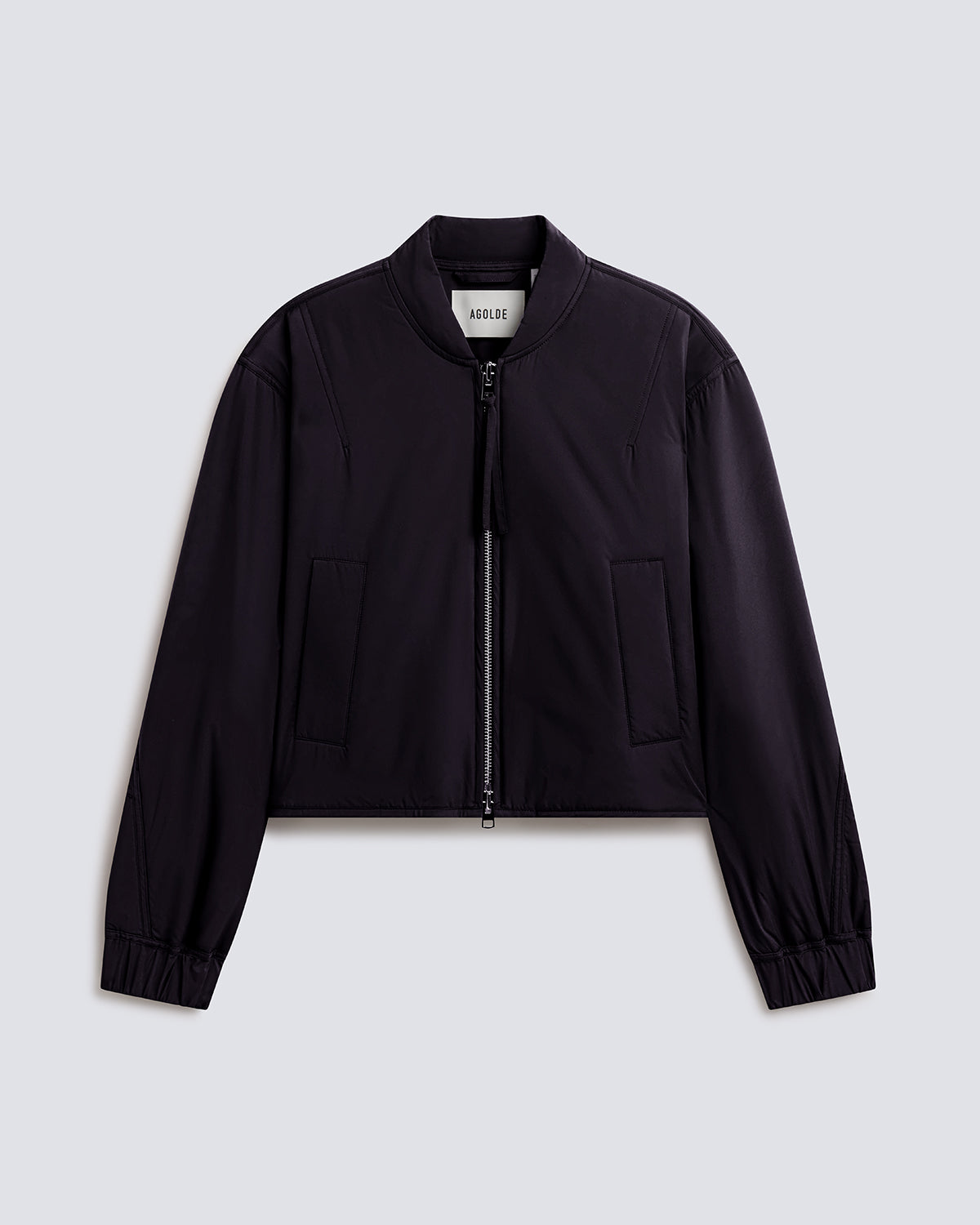 agolde-leni-bomberjacke-obscura-navy-schwarzblau image 6