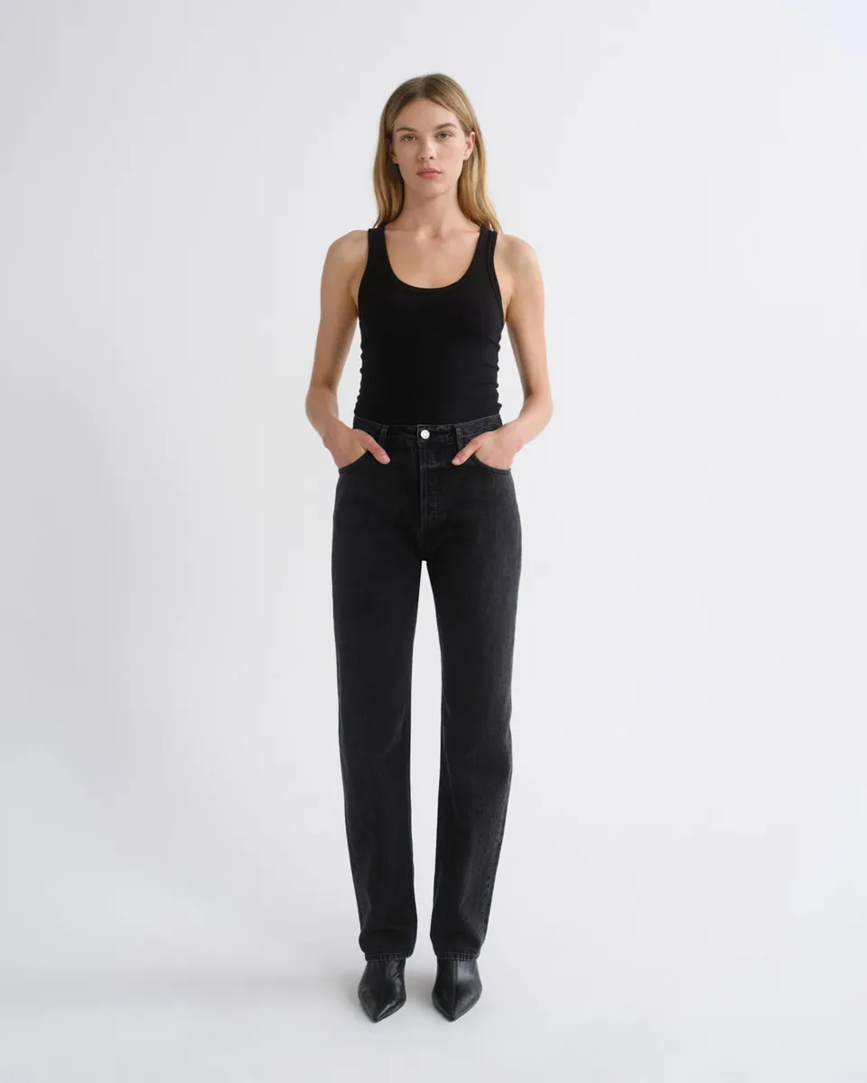 agolde-90-s-pinch-waist-jeans-straight-vanta-schwarz-long image 1