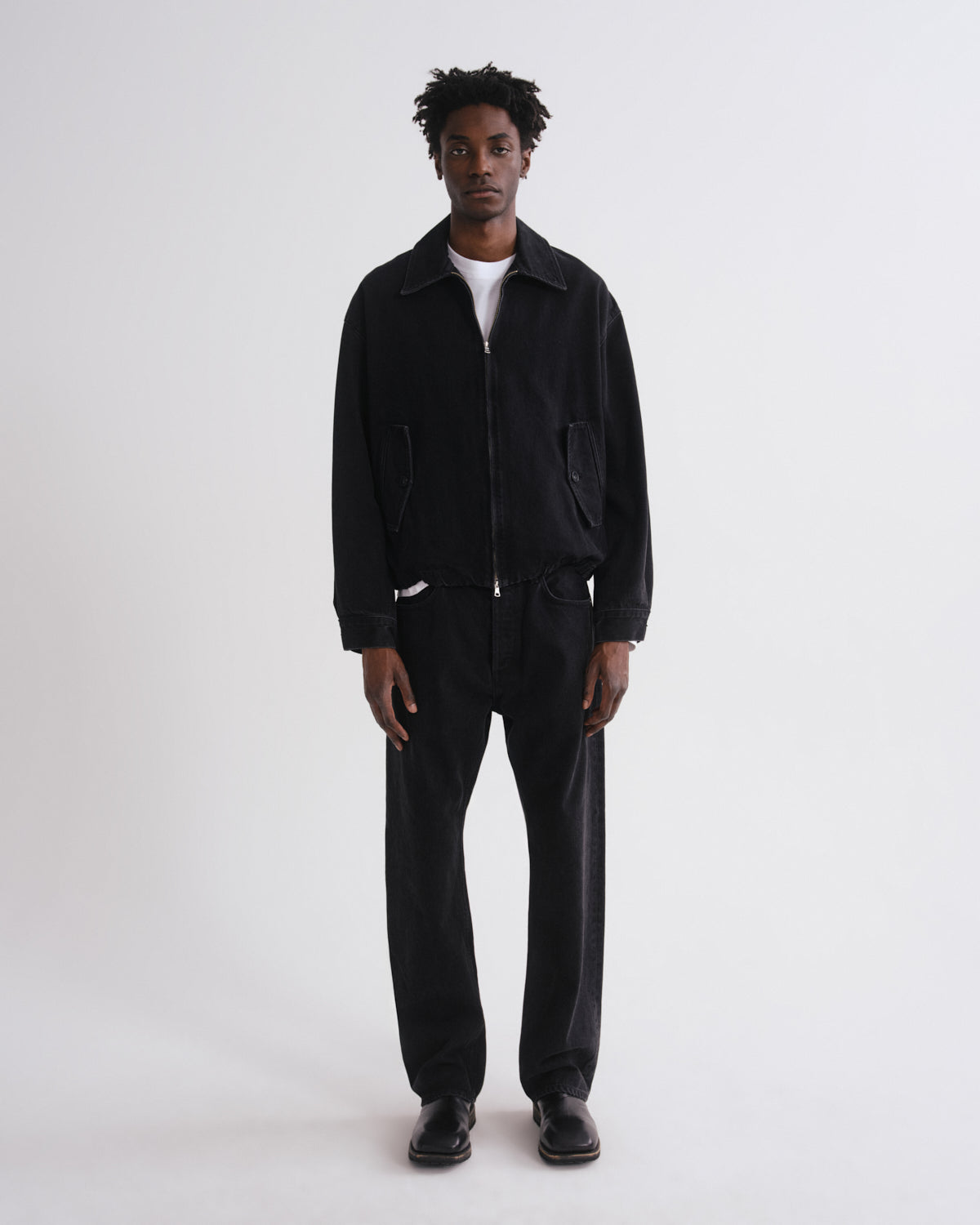 agolde-torres-jacket-kember-schwarz-herren-harrington image 3