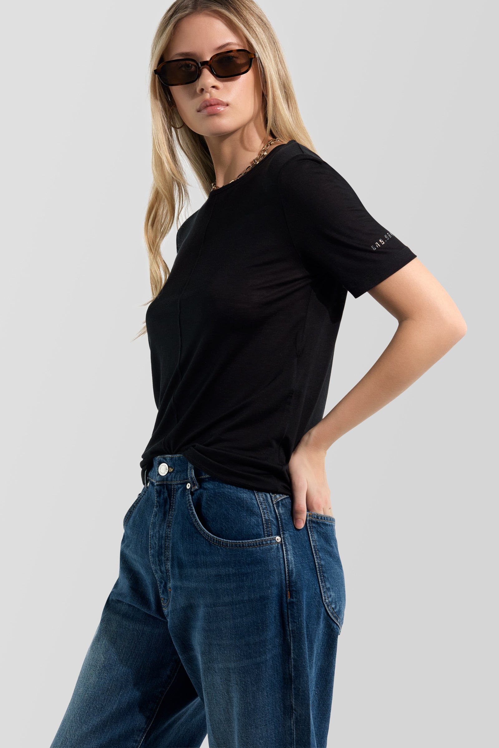 gas-dianty-1984-0200-t-shirt-damen-slim-fit-strass image 1