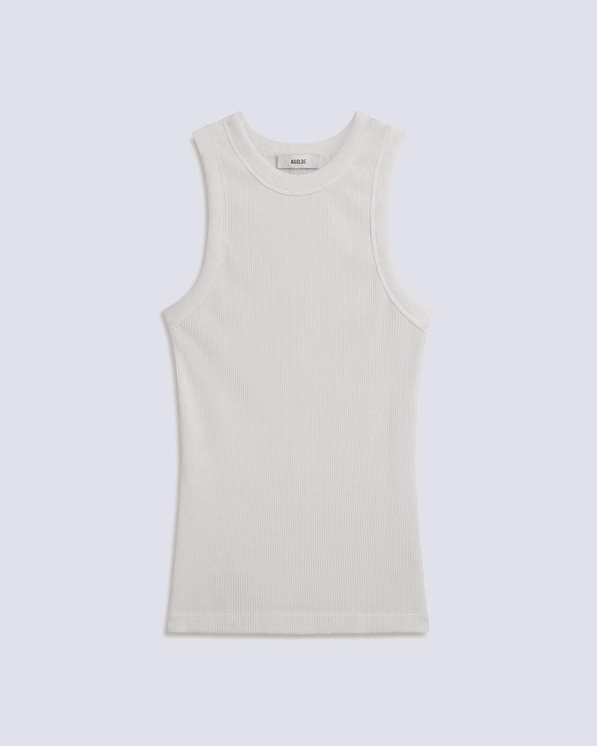 agolde-leigh-tank-top-powder-hellgrau-ripp image 5