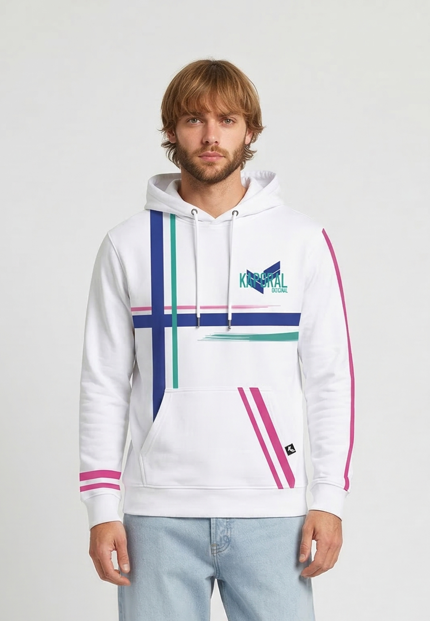 kaporal-regan-hoodie-wei-regular-herren-baumwolle image 2